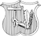 Steinmetz und Steinbildhauer: Zunftwappen der Steinmetze in Admont von 1480