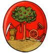 Landwirt, Schäfer: Berufssymbol der Ackercommune in Potsdam Landwirt, Schäfer: Berufssymbol der Ackercommune in Potsdam
